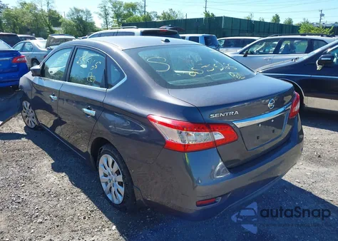 2015 Nissan Sentra Sv из США, поврежденный, VIN 3N1AB7AP4FL679885